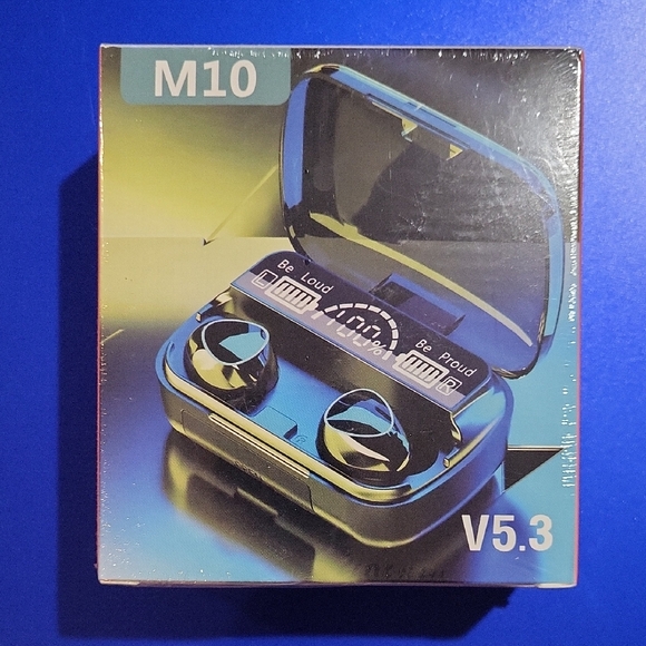 Other - M10 Noise Cancelling Bluetooth Earbuds And Power Bank With LED Display
